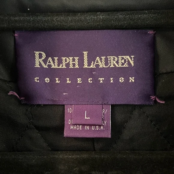 Ralph Lauren Collection Shearling Collar Trench